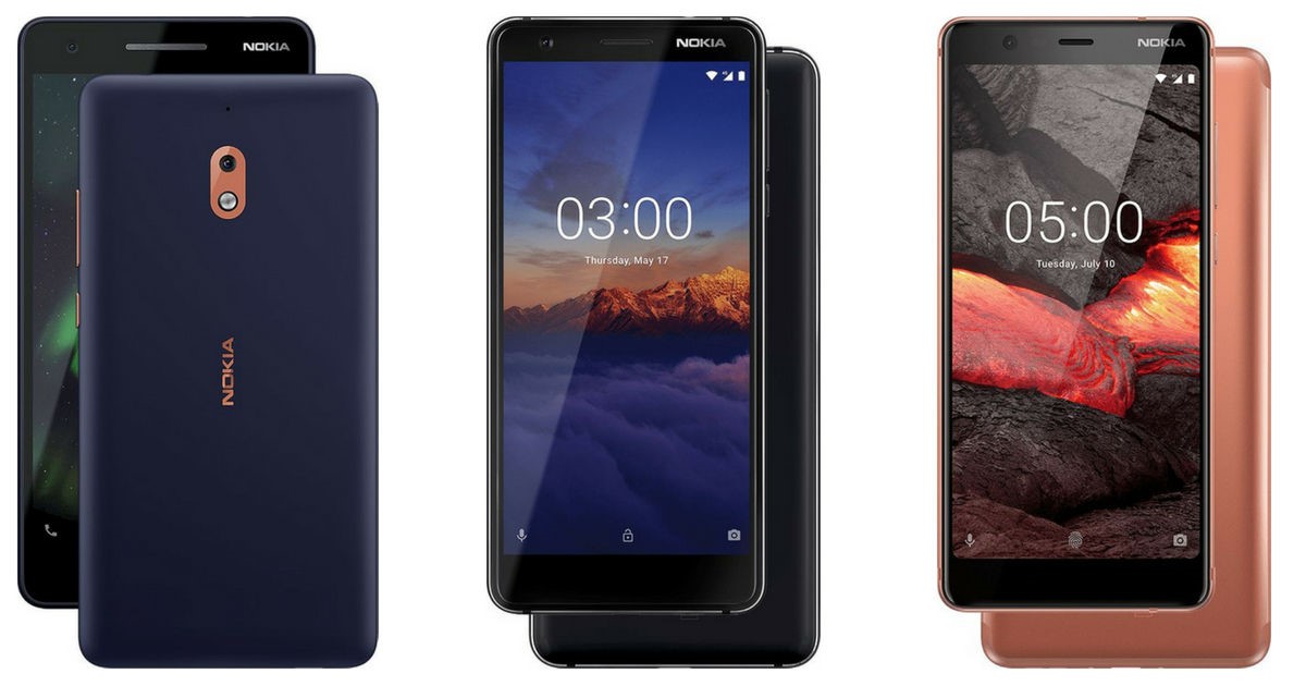 Nokia 2.1 vs Nokia 3.1 vs Nokia 5.1